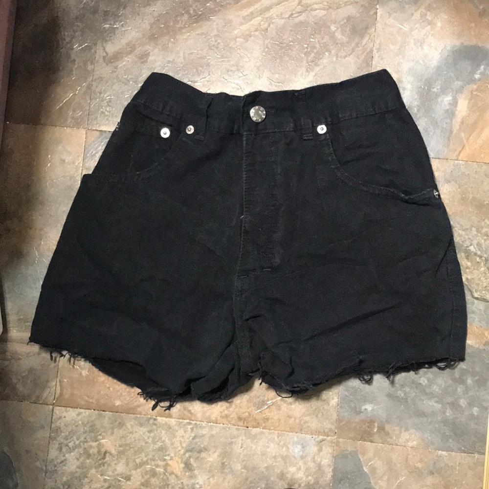 Vintage Italian high rise jean shorts